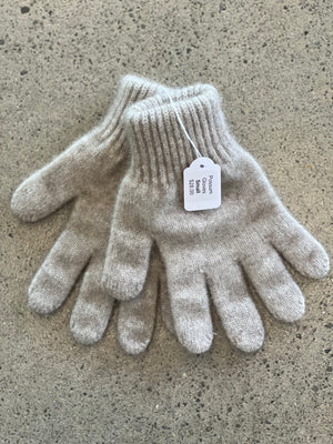 Open image in slideshow, Possum Merino Gloves - Natural
