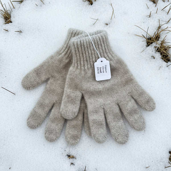 Possum Merino Gloves - Natural Driftwood – Wild Earth Yarns